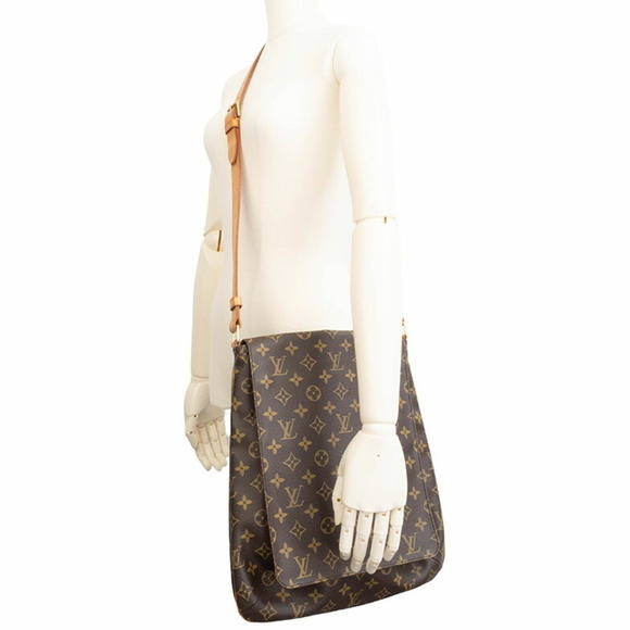 LOUIS VUITTON Brown Monogram Canvas Shoulder Bag - Picture 10 of 16